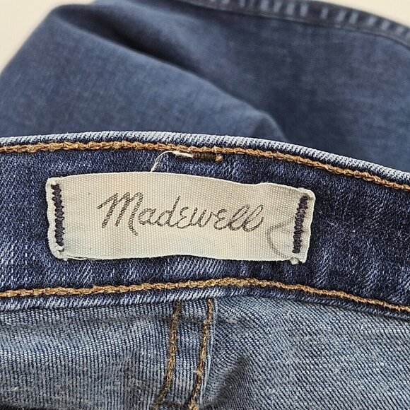 Madewell 10" High Riser Skinny Skinny Jeans Dark Wash Women’s Size 28 Denim - Picture 3 of 9